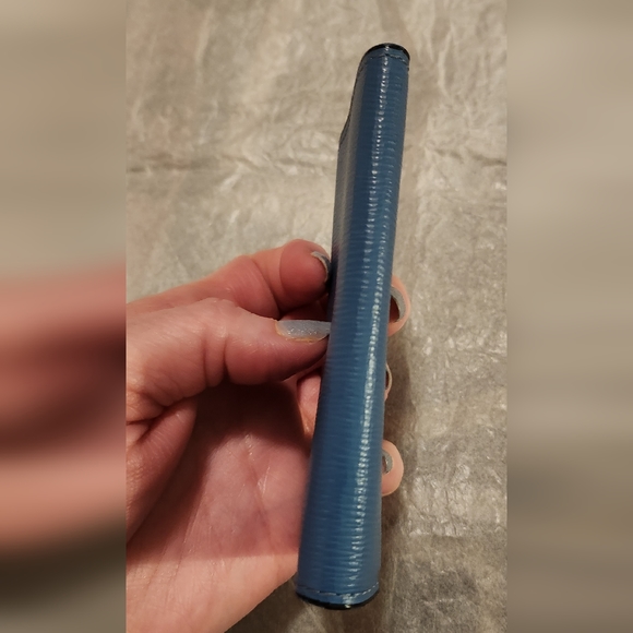 Valextra Key Holder Cobalt Blue Made in Italy - Picture 7 of 11